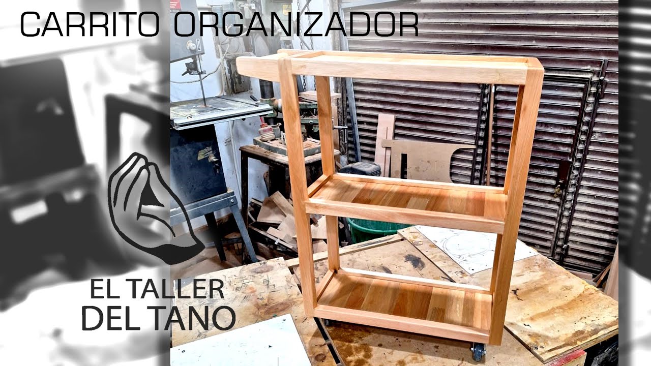 Carrito organizador para oficina. Te muestro como lo hice paso a paso!