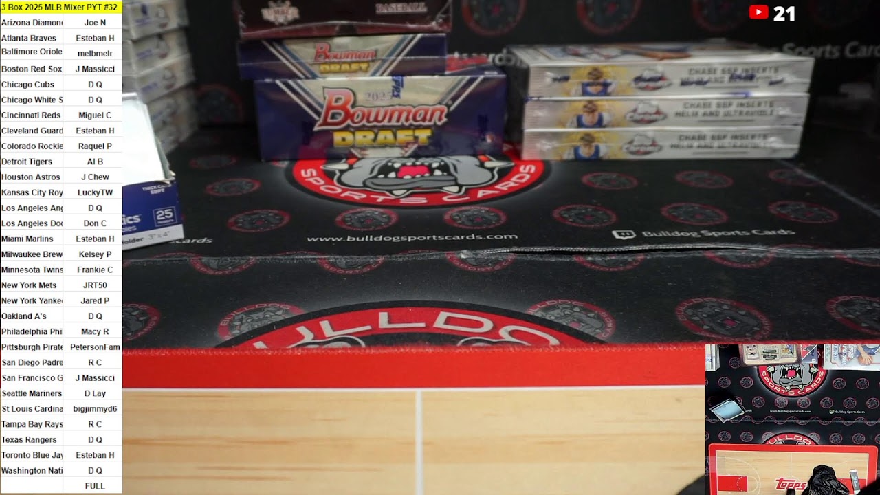MLB Mixer - Donruss Optic Football Random Team