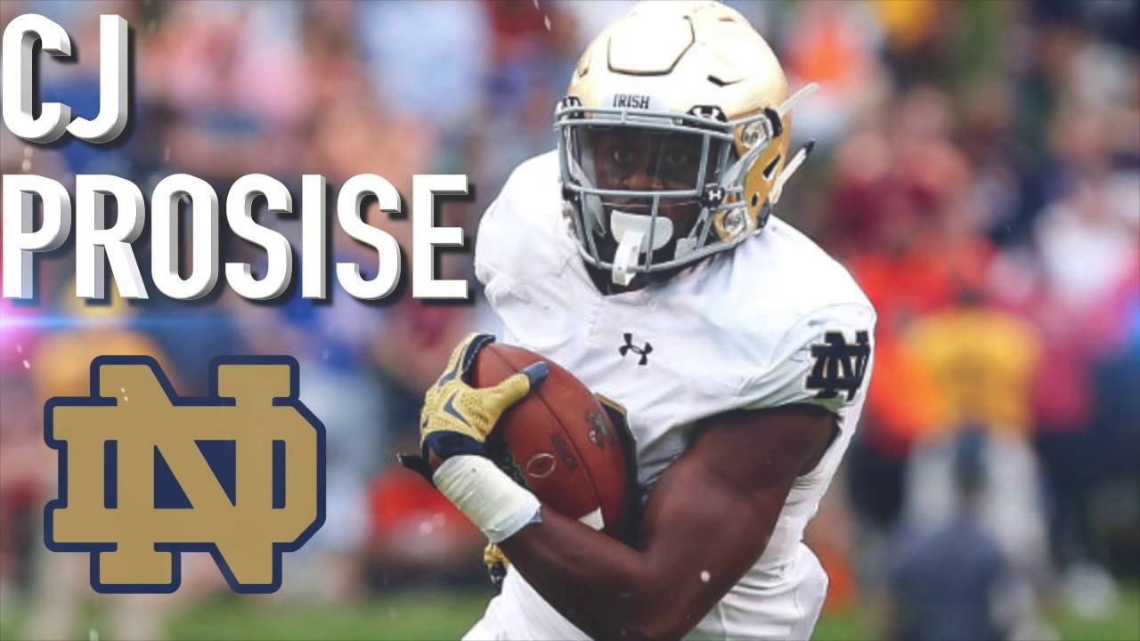 CJ Prosise || Mid Round Steal || Notre Dame Highlights