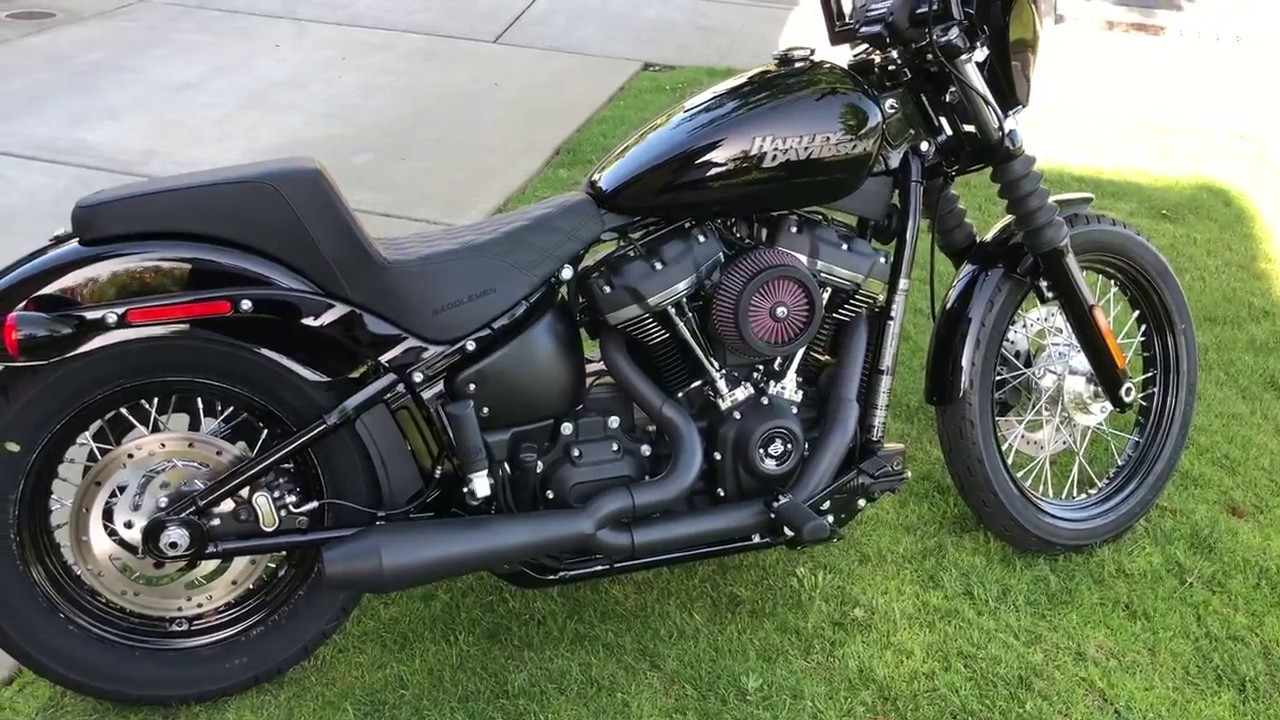 2018 Softail Streetbob Two Brothers Exhaust Walkaround