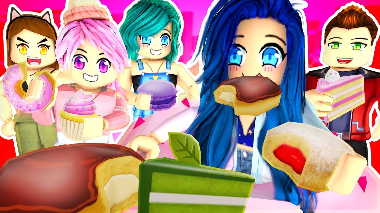 Съедаем всю ЕДУ в Roblox Dessert Simulator!