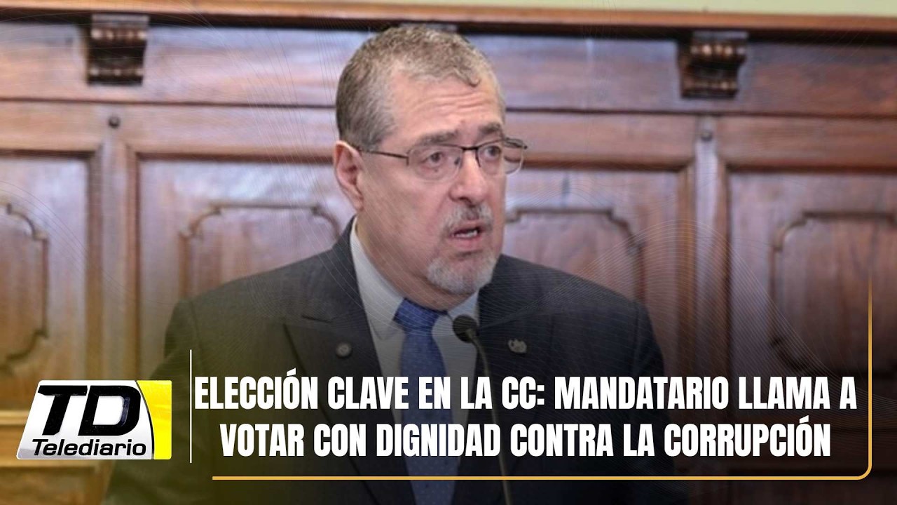 Elección clave en la CC: Mandatario llama a votar con dignidad contra la corrupción