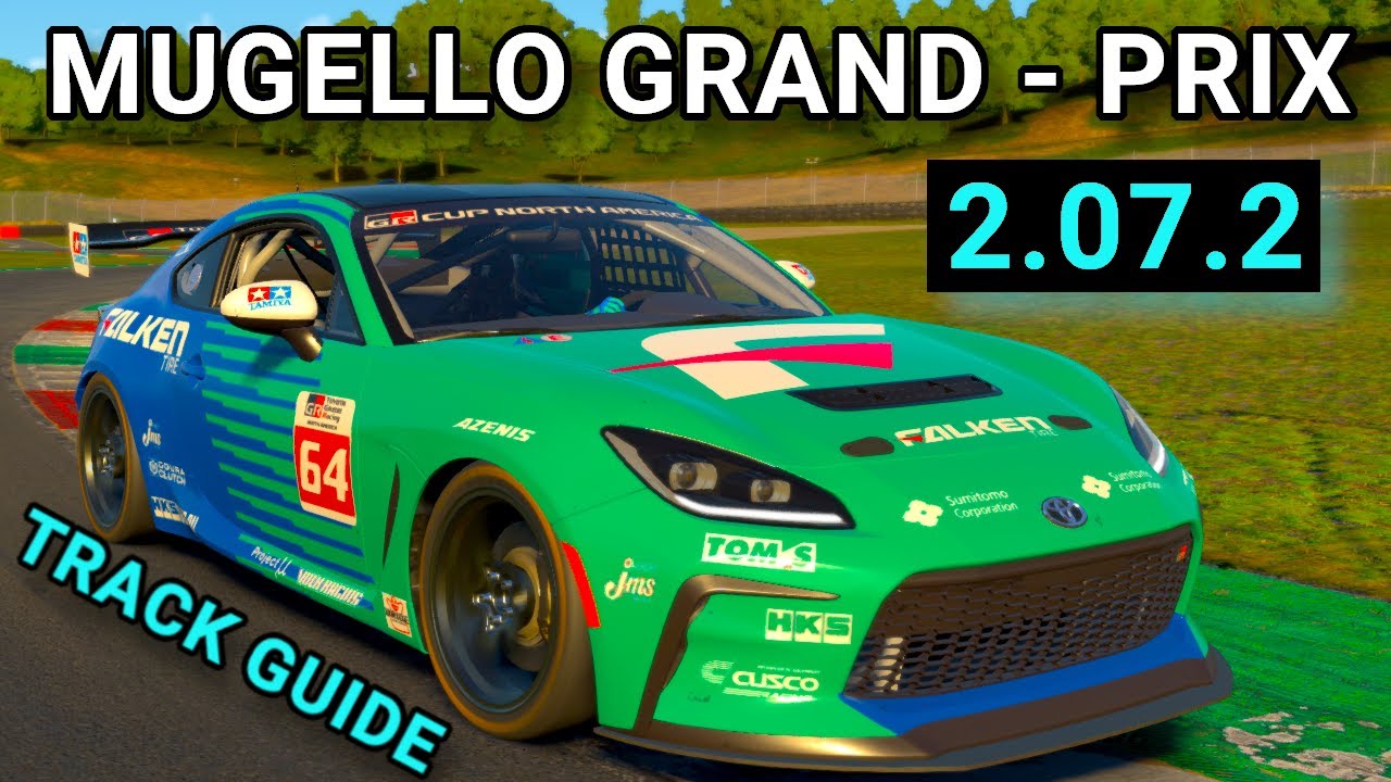 Track Guide Mugello Grand Prix Toyota GR86 iRacing