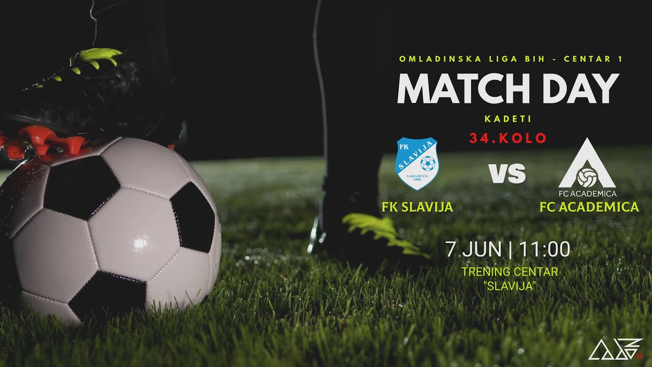 ⚽  FK SLAVIJA  🆚  FC ACADEMICA 3️⃣:5️⃣ | OMLADINSKA LIGA BIH CENTAR 1 - KADETI  ⚽