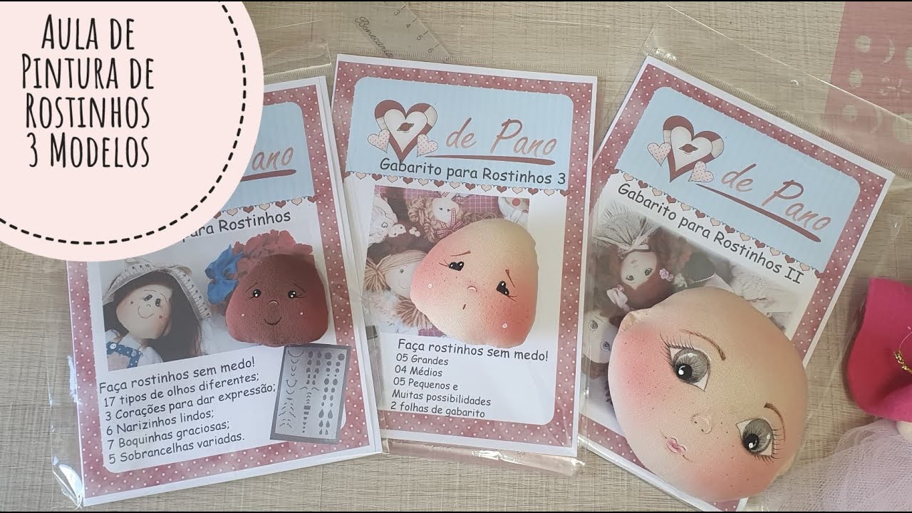 Aprenda a Pintar 3 Rostinhos de Boneca - Lindos e Fáceis