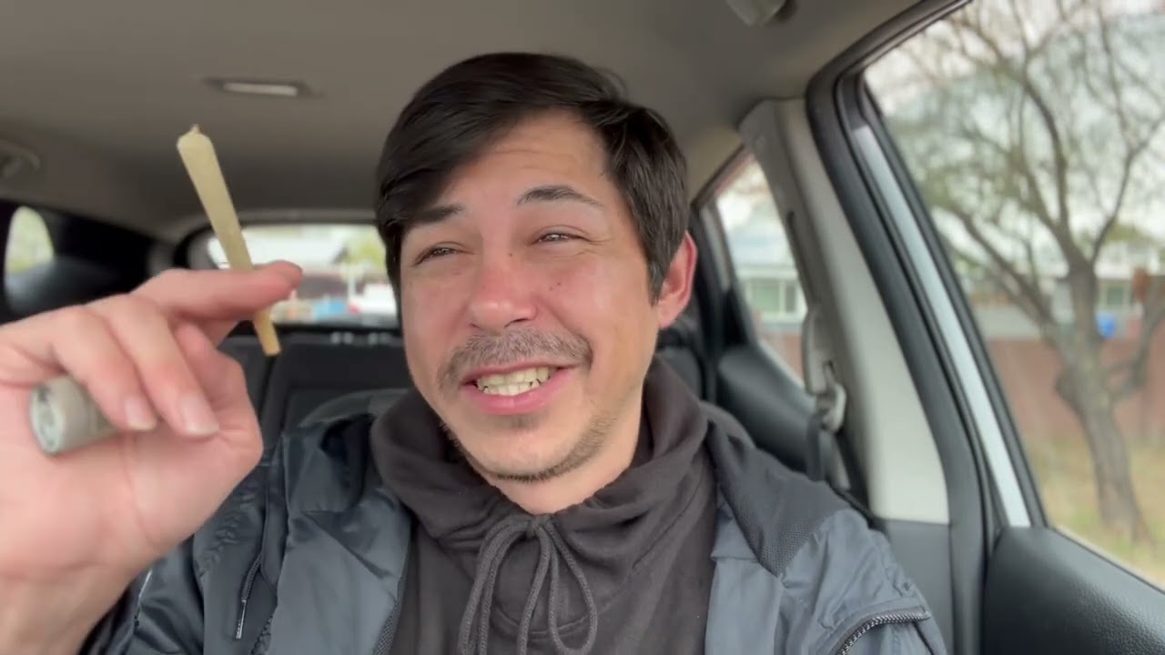 Smoking A Hemp Flower Preroll