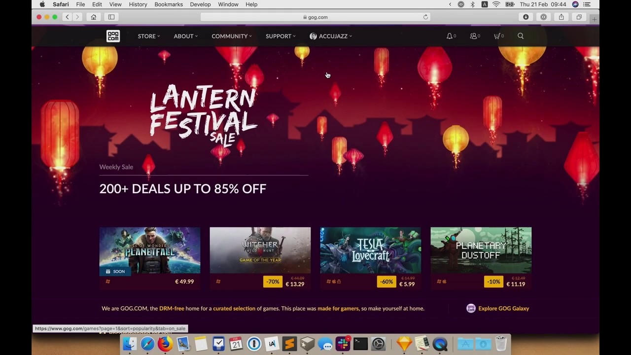 How to update your privacy settings on GOG