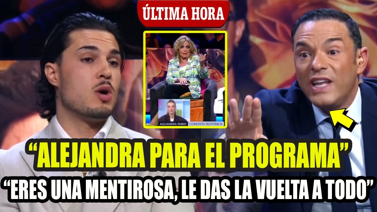 ¡ALEJANDRA PARA LA ENTREVISTA! BRUTAL PELEA ALEJANDRA Y ANTONIO ROSSI Y GRAVE REACCIÓN TERELU CAMPOS