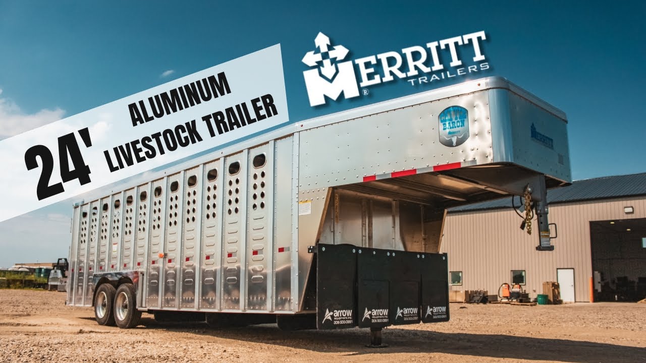 Merritt 24' Aluminum Stock Trailer | Walk-Around | An Innovative & Efficient Design