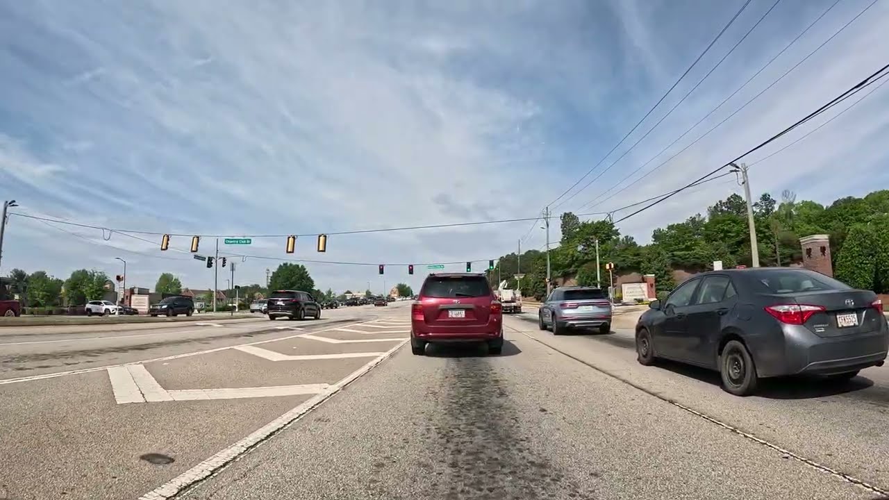 Driving Stockbridge to Tanger Outlet Area. Locust Grove, GA