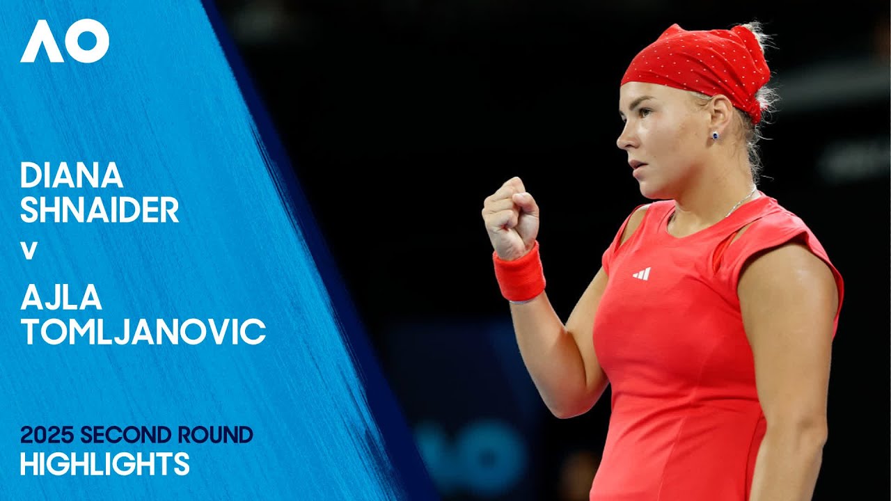 Diana Shnaider v Ajla Tomljanovic Highlights | Australian Open 2025 Second Round