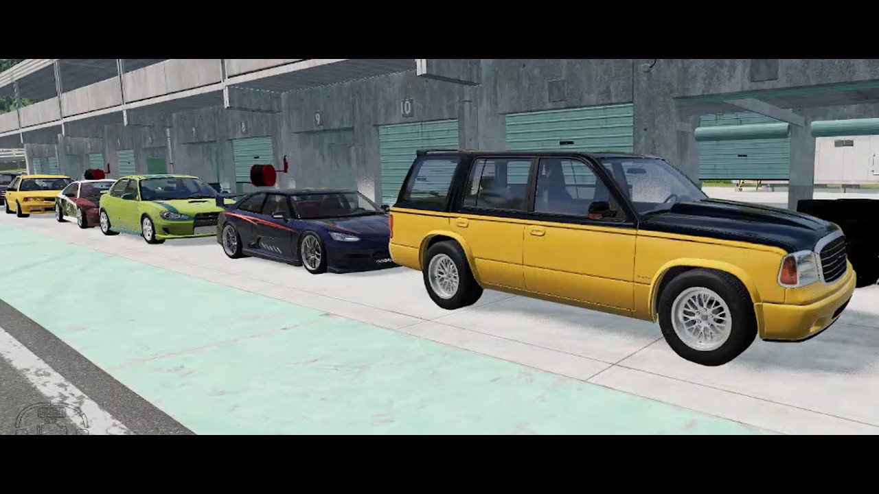 testing street tuners on a Horochi raceway