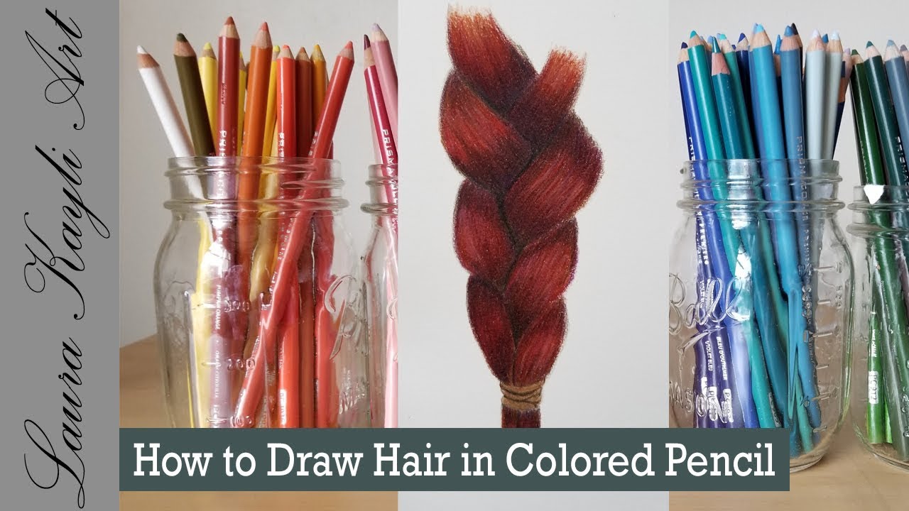 How to Draw Red Hair with Prismacolor Pencils