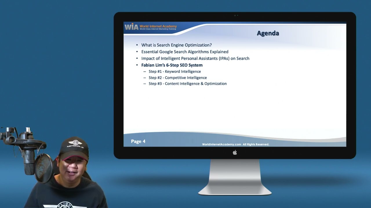 3. Fabian Lim's SEO INTENSIVE Course Agenda