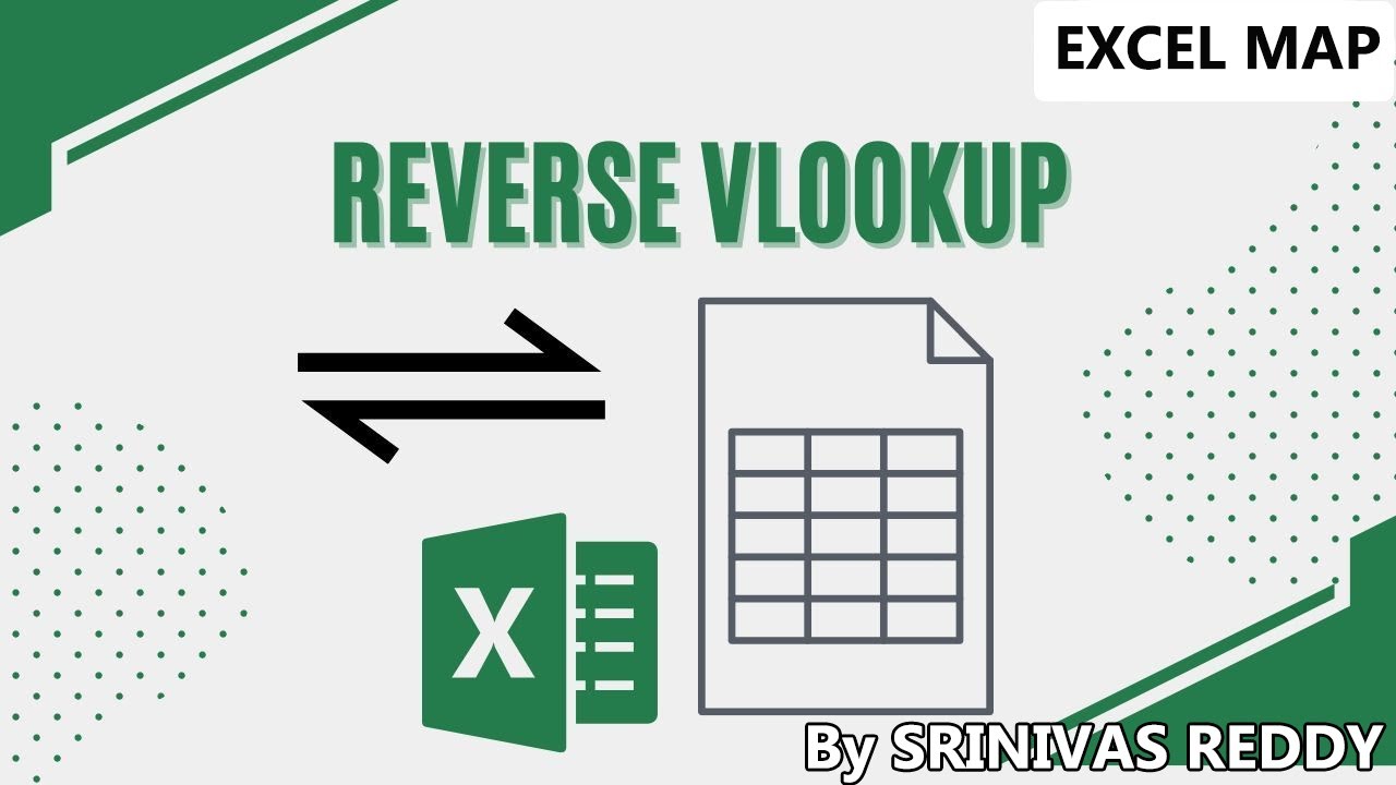 Reverse Lookup in Excel || MS Excel Tutorial