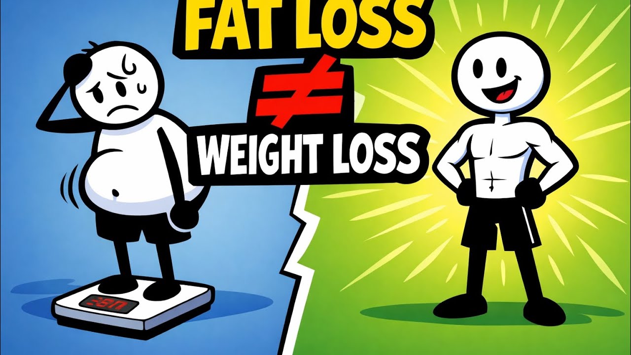 FAT LOSS vs WEIGHT LOSS — EVERYTHING YOU NEED TO KNOW