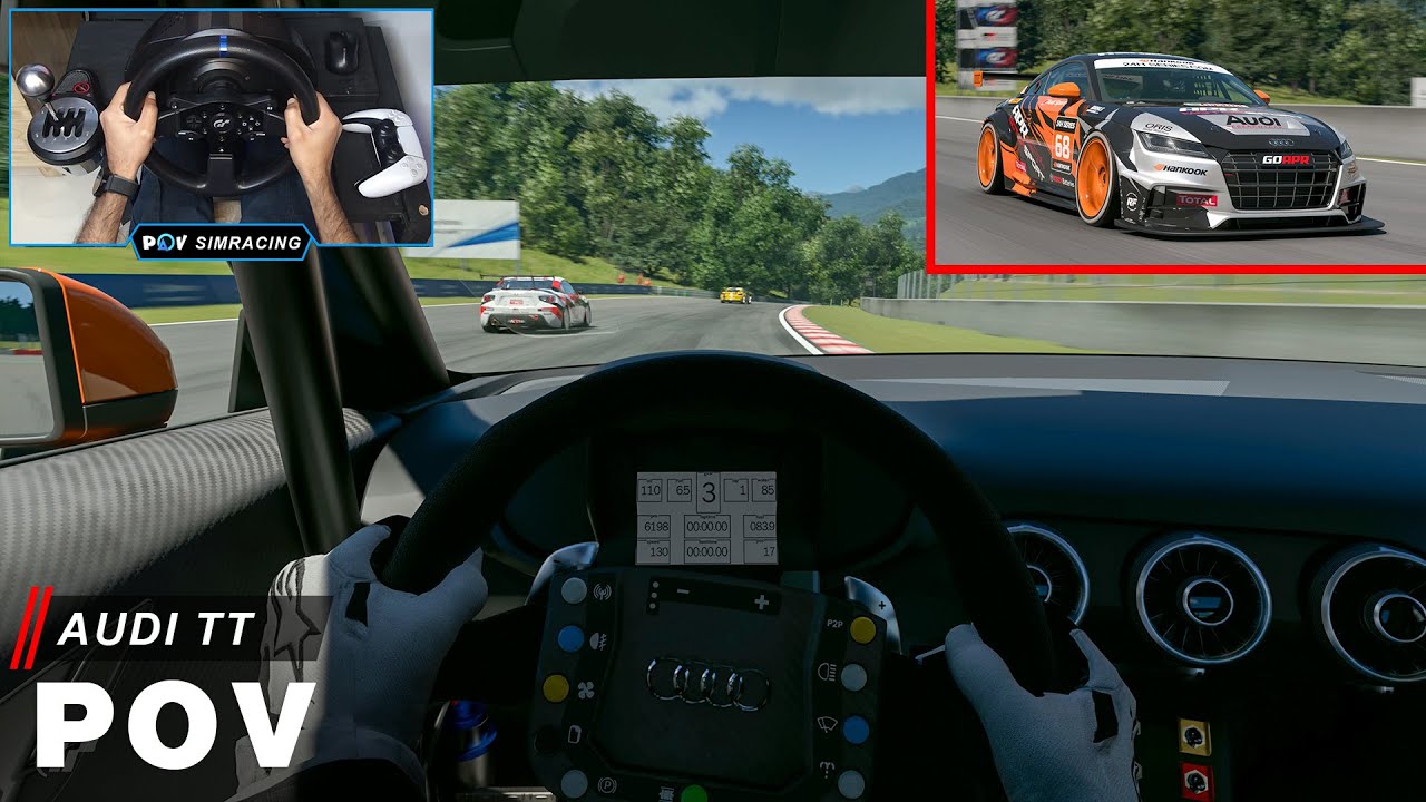 Audi TT | Gran Turismo 7 | Steering Wheel Gameplay | PS5 4k60