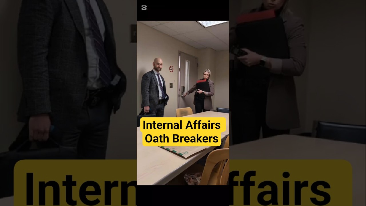 Internal Affairs is scared of cameras #cops #policeaccountability #police