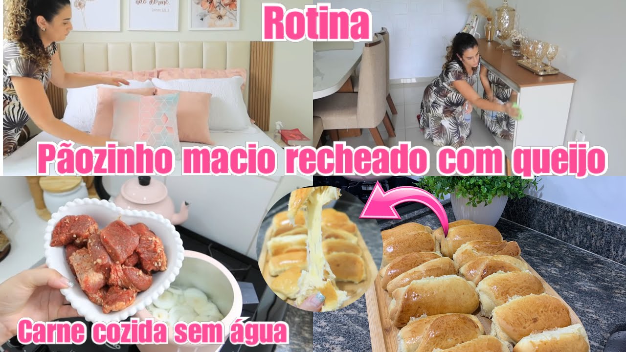Troquei roupa de cama, carne cozida sem água, pão recheado com queijo muito saboroso | LAIS VELOSO