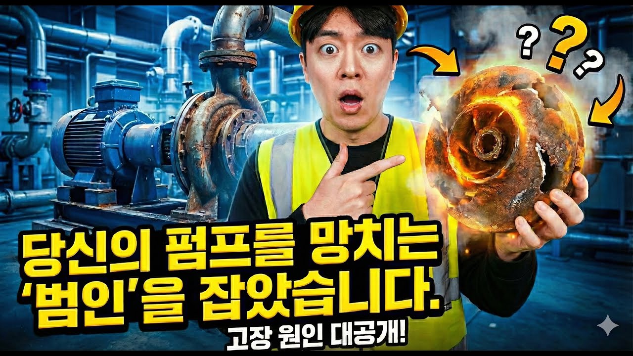 캐비테이션부터 메카니컬 씰 파손까지! 펌프 고장 진단 완벽 가이드