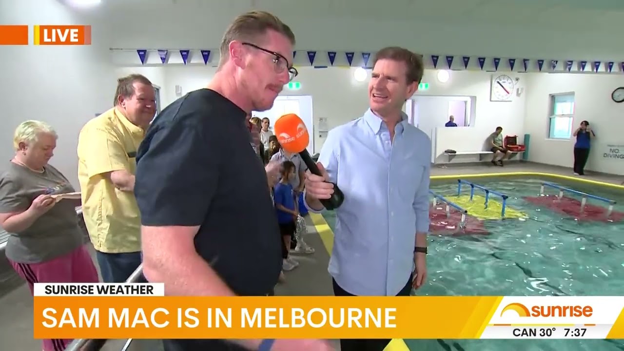 Sunrise Morning Show 17 02 2026 – Swim School Kids & Water Aerobics