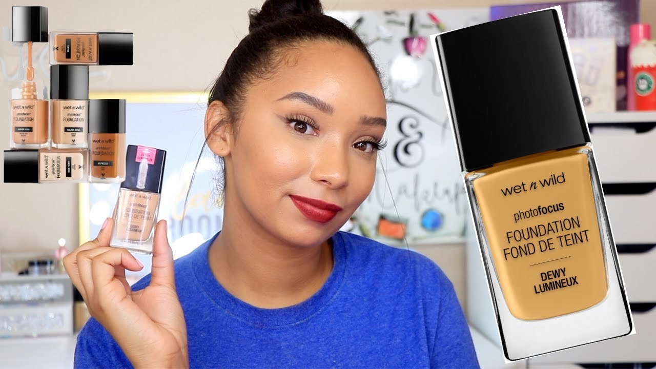 WATCH THIS BEFORE YOU BUY! WET N' WILD PHOTOFOCUS DEWY FOUNDATION REVIEW!