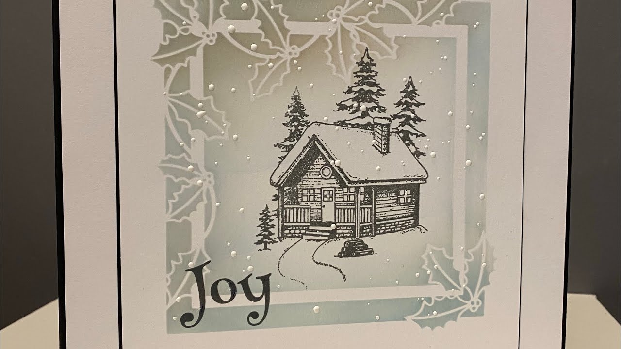 Sweet Poppy Holly Square & Christmas Cottage