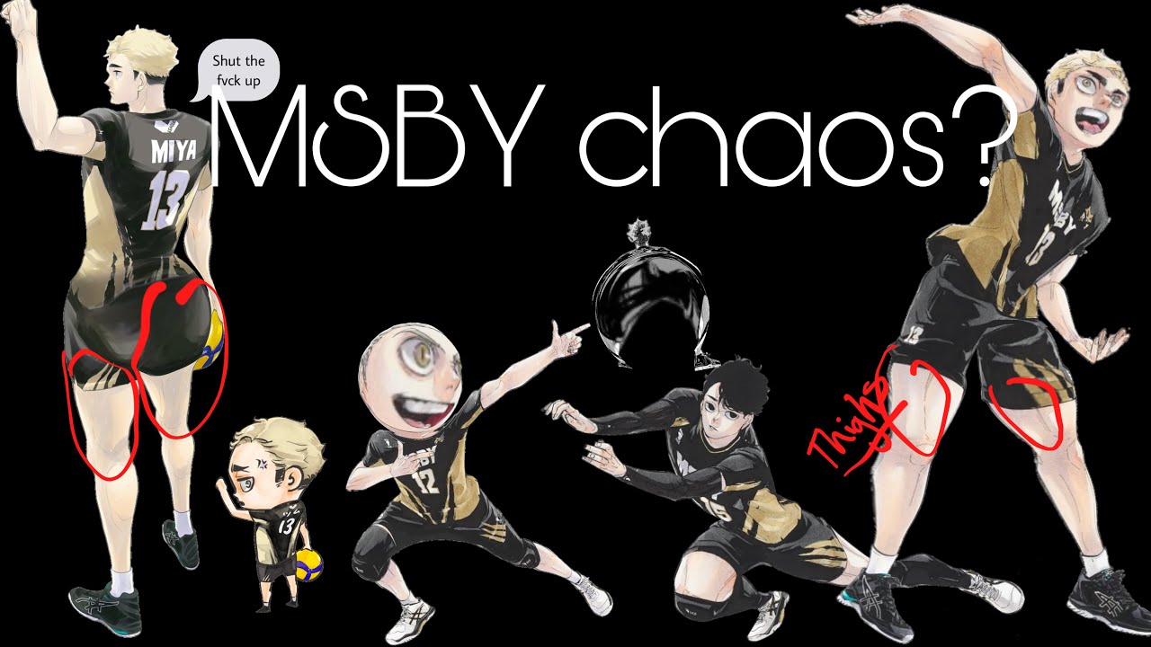 MSBYchaos (somewhat) /haikyuu texts/ /~ contains SakuAtsu and Kagehina~// )Tendou Satori