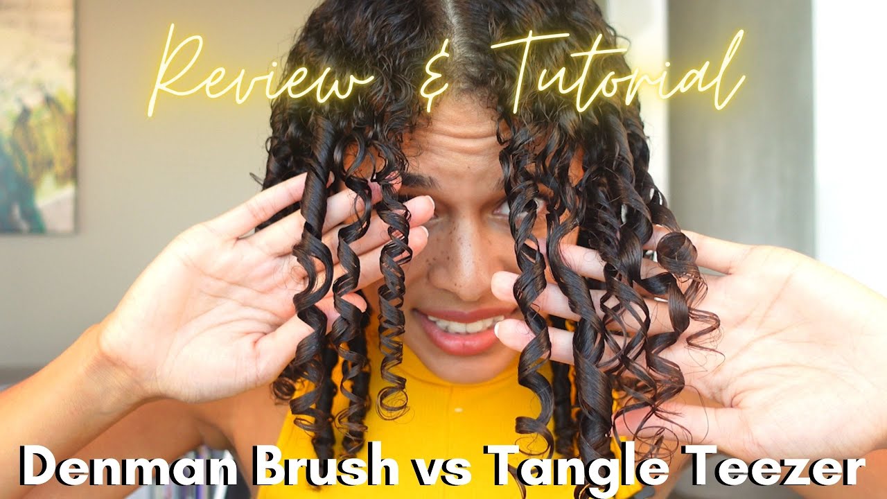 Curly Hair Brush Techniques + Best Brush for Styling & Detangling Curly Hair