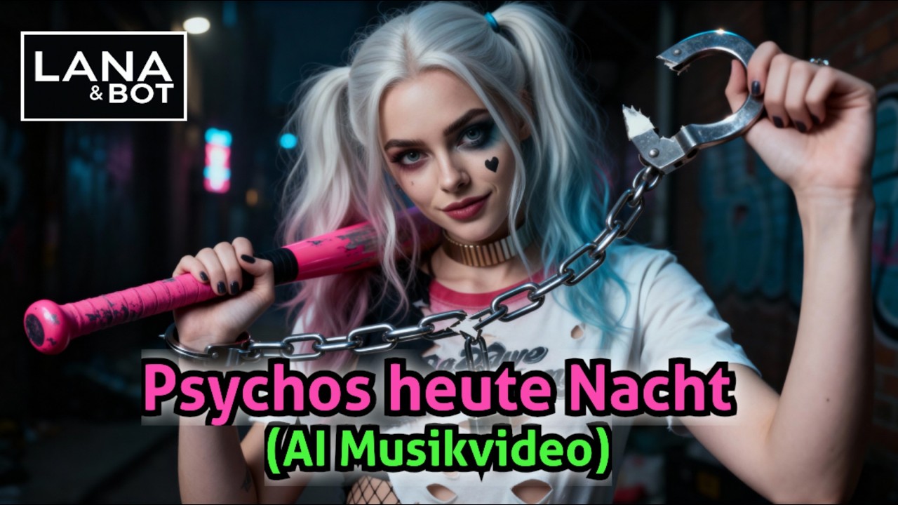 Psychos heute Nacht - Lana & Bot (AI Music Video)