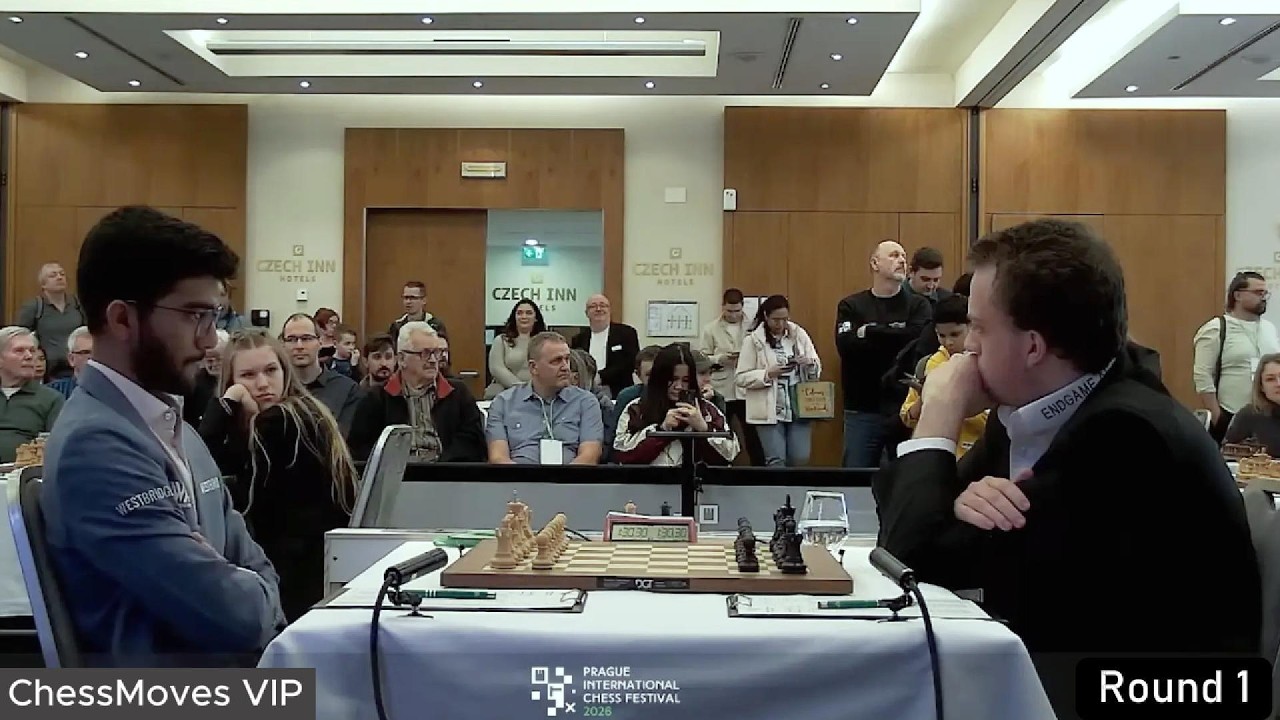 Gukesh D. vs. Hans Niemann / Prague Chess Masters 2026  / Hans Like a Raging Bull in the Anti-Berlin
