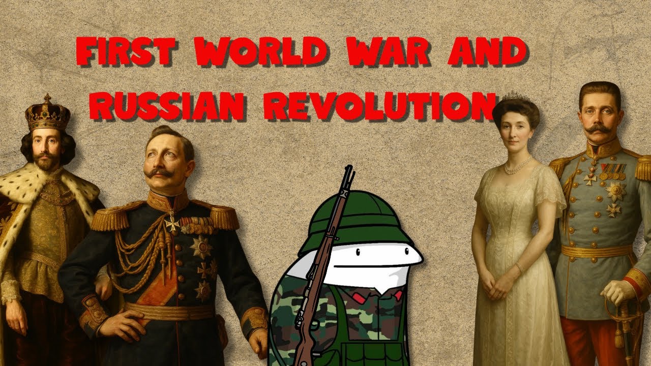 First World War aur Russian Revolution Part 1 (animation)| class 9 chapter 8 | GSEB