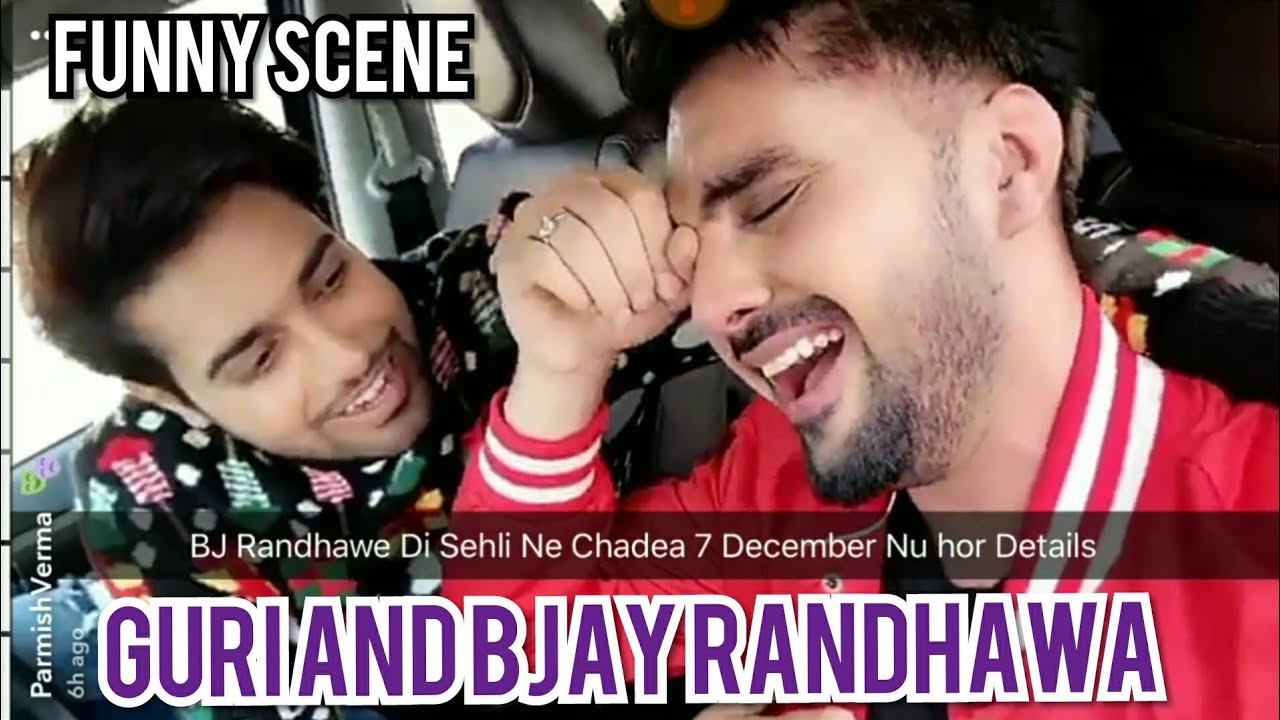 Guri and b jay randhawa|| funny moment scene||on song shooting