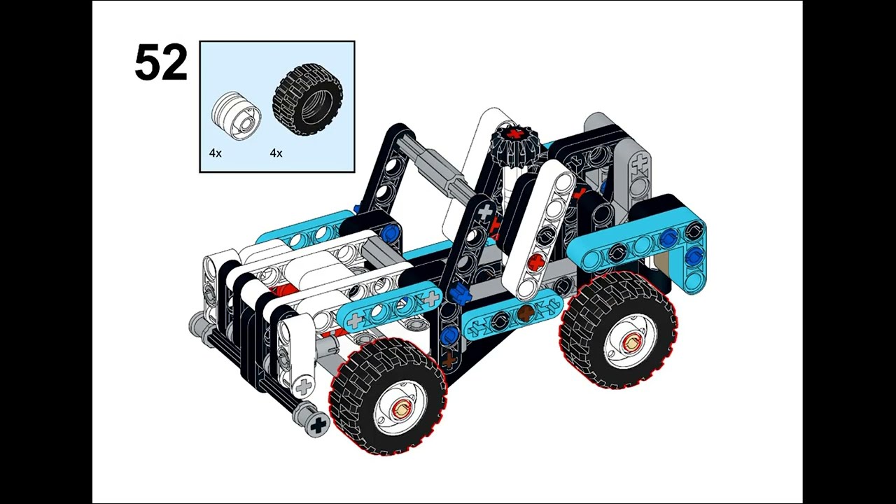 LEGO® 42133 Alternate Build - Technic Telehandler - Jeep