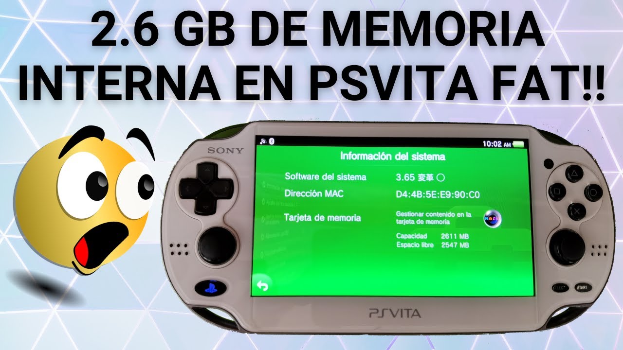 Desbloquear 2.6 GB de memoria interna en PSVita FAT 😮 - 2021‼️