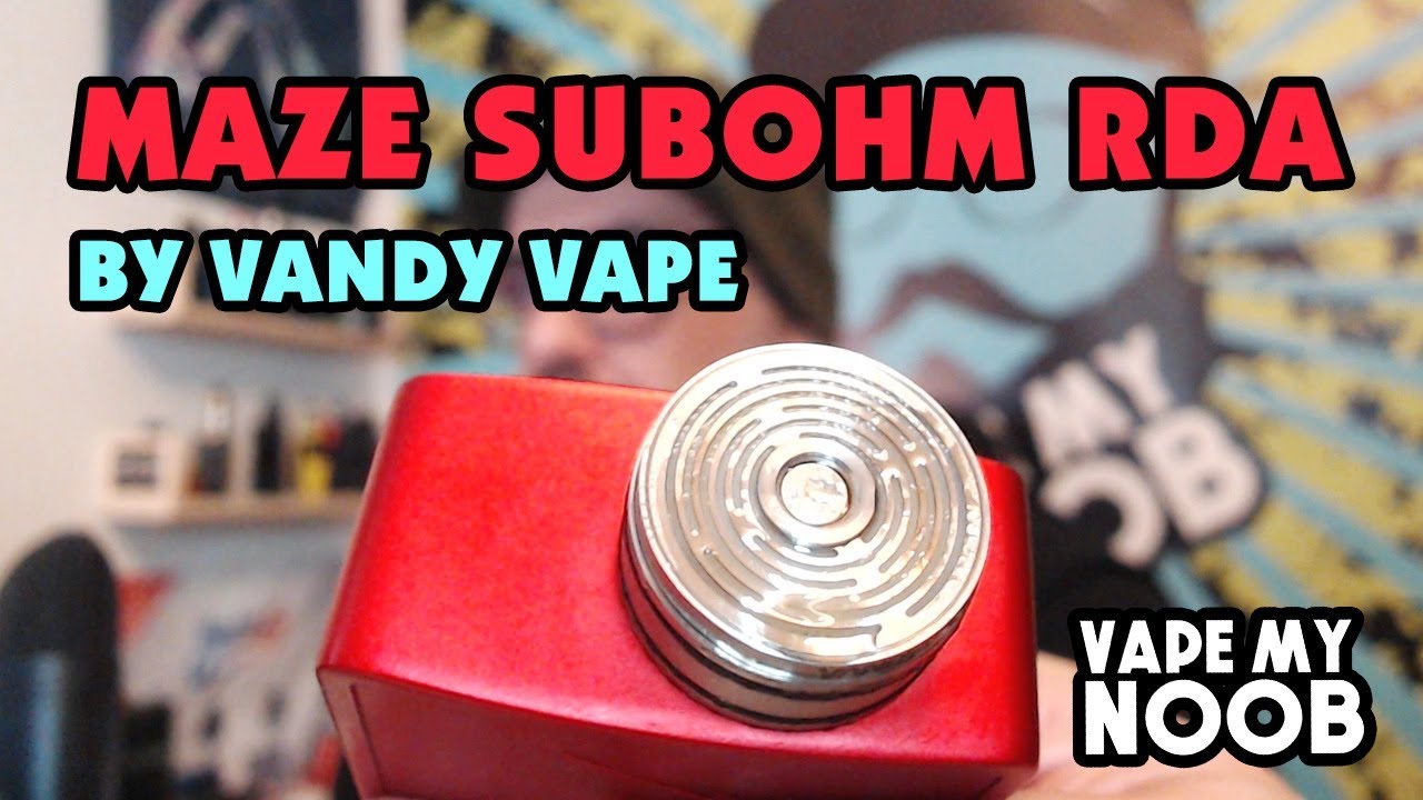 Maze Sub OHM BF RDA by VANDY VAPE ! [Greek Reviews ]