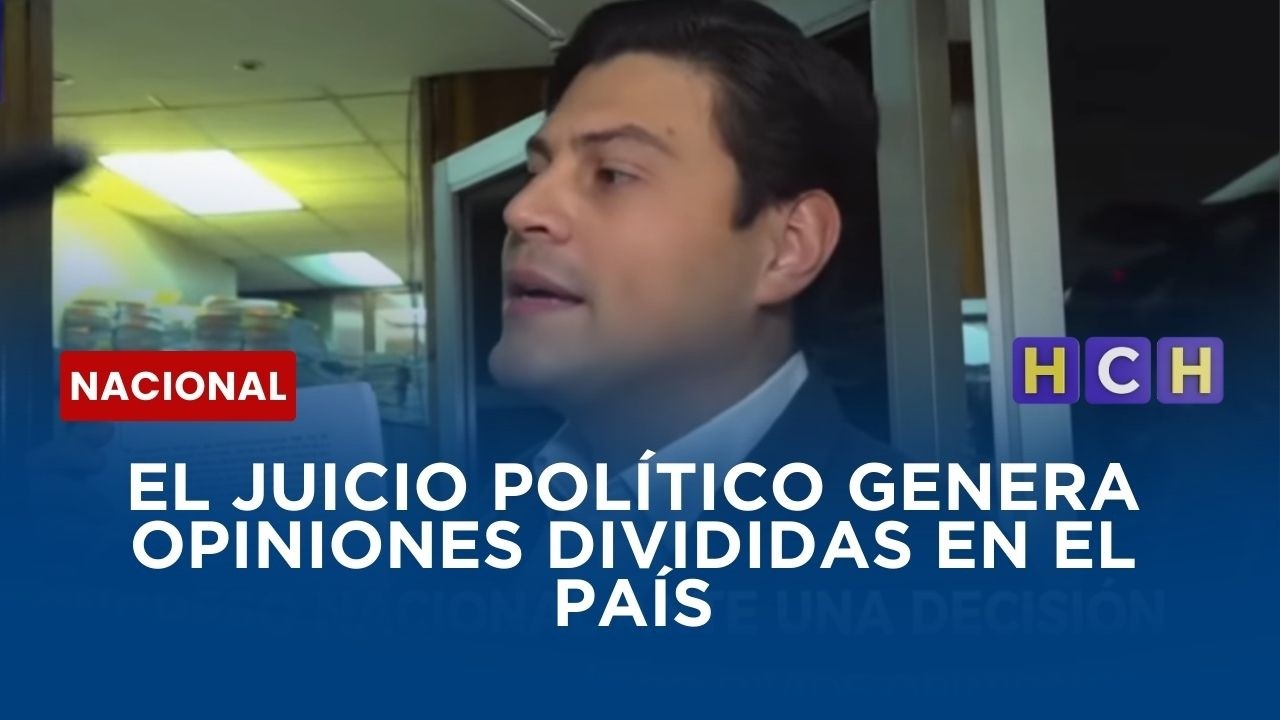 El juicio político genera opiniones divididas en el país