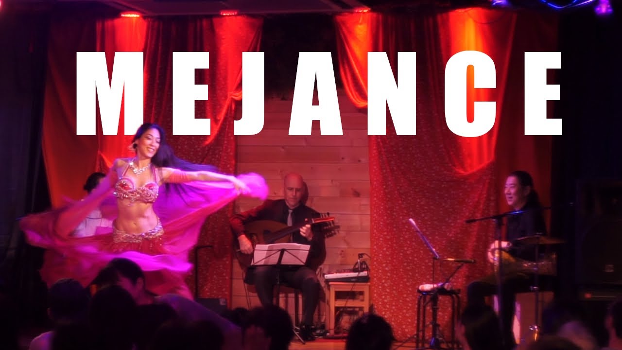 Belly dance in Mejance by Meg Mayya in live music, メグマイヤ出演、生演奏メジャンセ