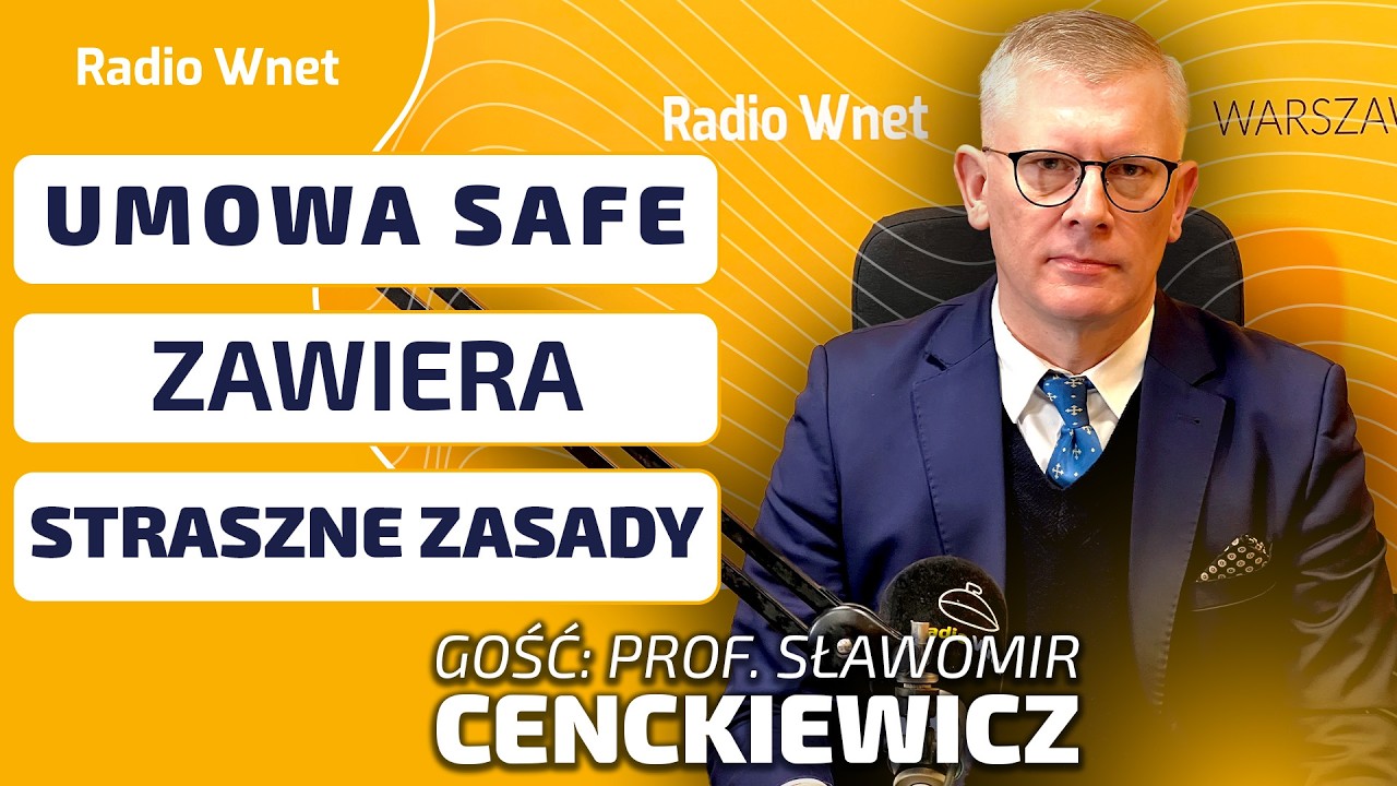 Cenckiewicz: SAFE zawiera straszne zasady UE. Rząd mówi, że one nie obowiązują. To duże zagrożenie