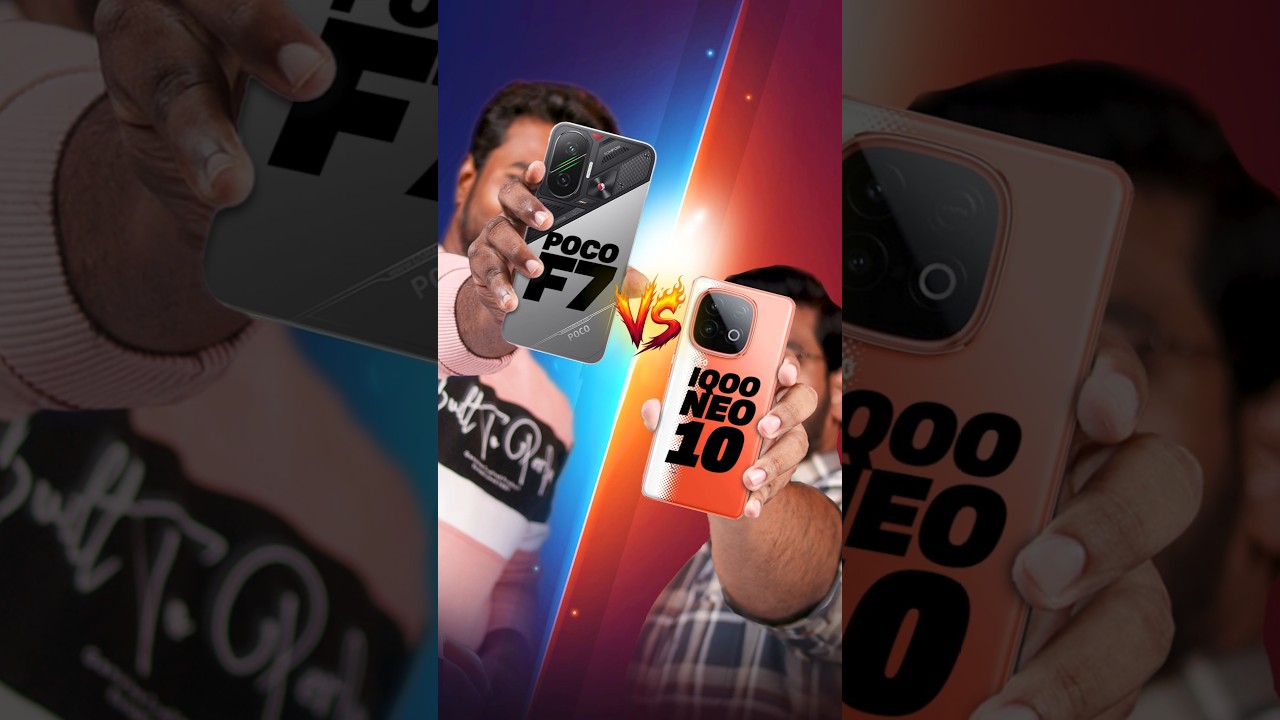 IQOO Neo 10 VS POCO F7 ⚡🔥#trending #shorts