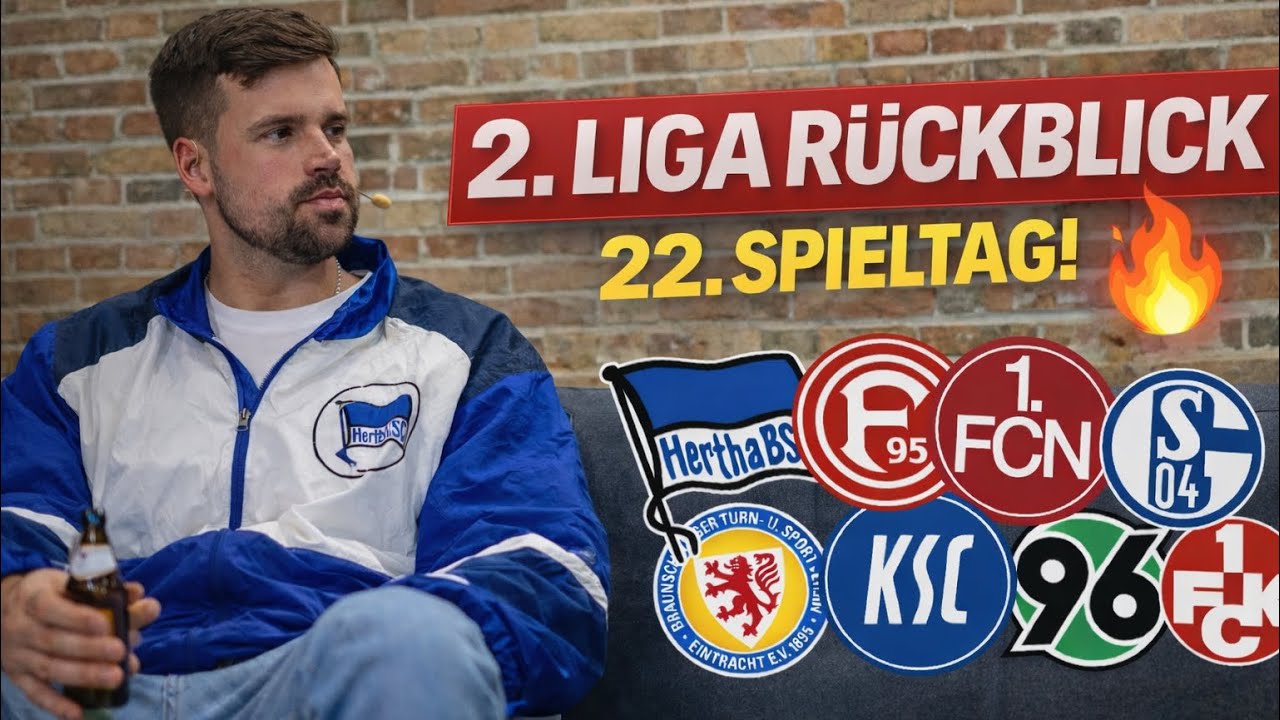 2. LIGA RÜCKBLICK - 22. SPIELTAG | Schalke zurück an die Spitze | Hertha Aufstieg futsch? H96 Run📈