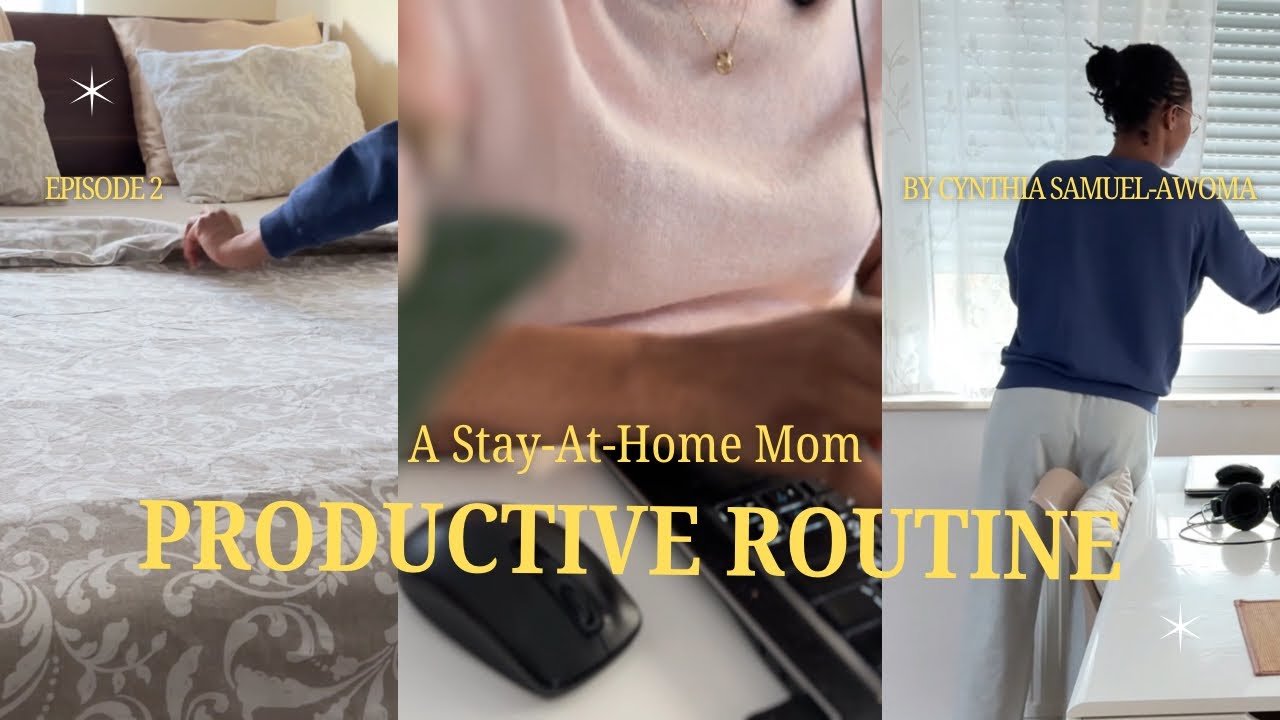A Stay-at-home mom's productive routine vlog