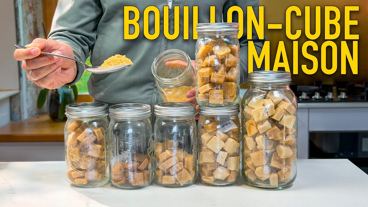 Bouillon-cube maison lyophilis&eacute;