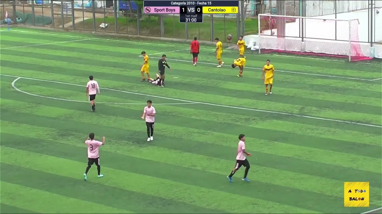 EL RESUMEN: SPORT BOYS (2) - (2) CANTOLAO - CATEGOR&Iacute;A 2010 ‐ FECHA 15