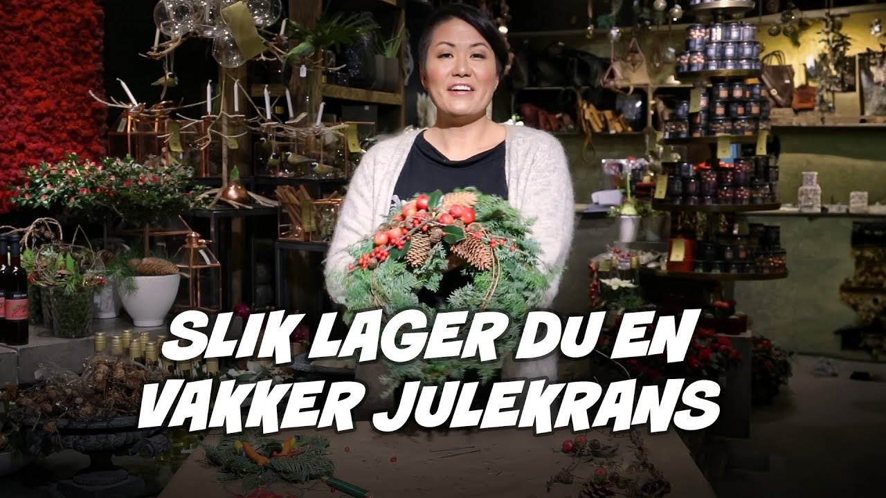 DIY: Slik lager du en julekrans