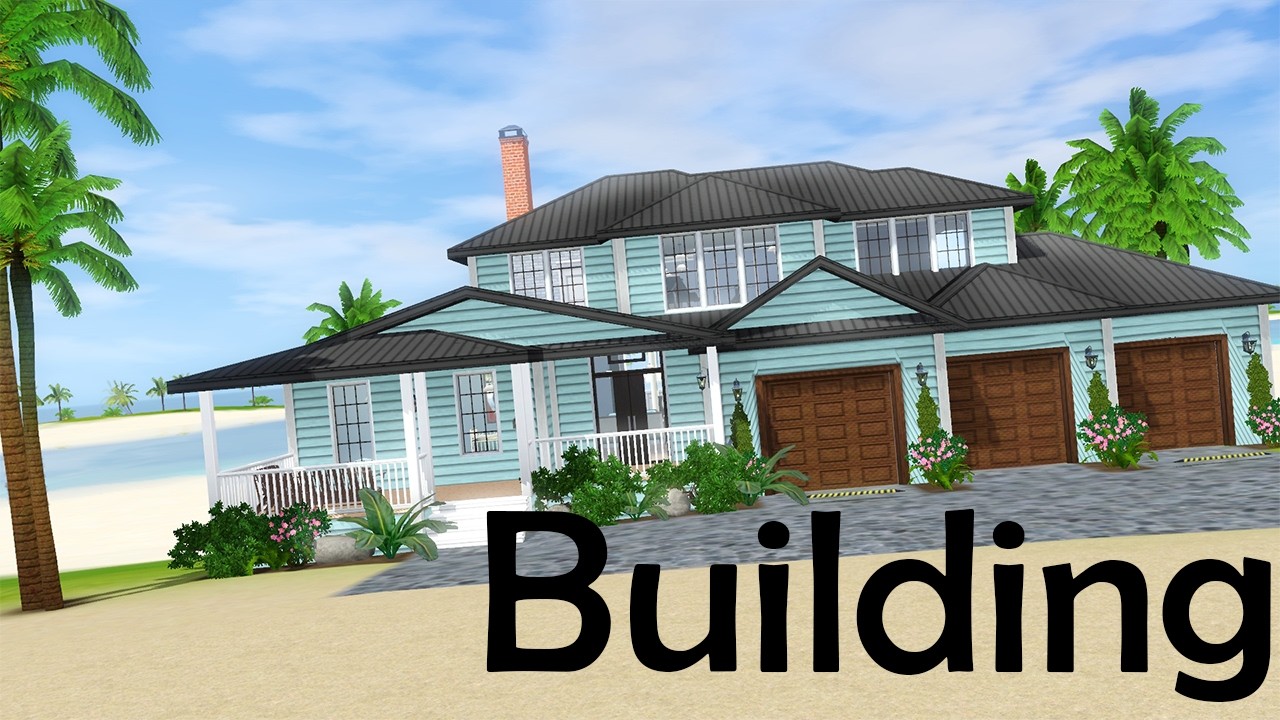The Sims 3 Speed Build: Seafoam Shores (Part 1) Building