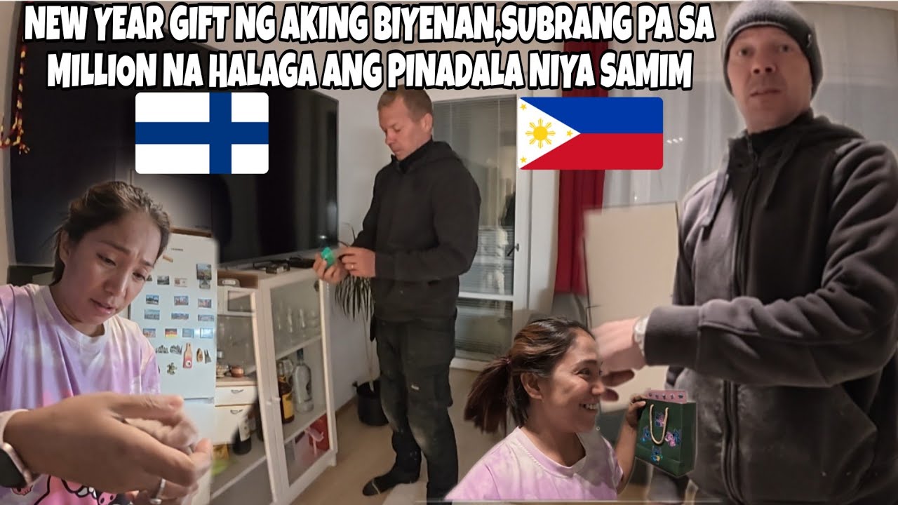 PINADALHA KAMI NG BIYENAN KO NG GIFT 🎁 SUBRA PA SA MILLION ANG HALAGA SA PINADALA NIYA|PINAY🇫🇮🇵🇭