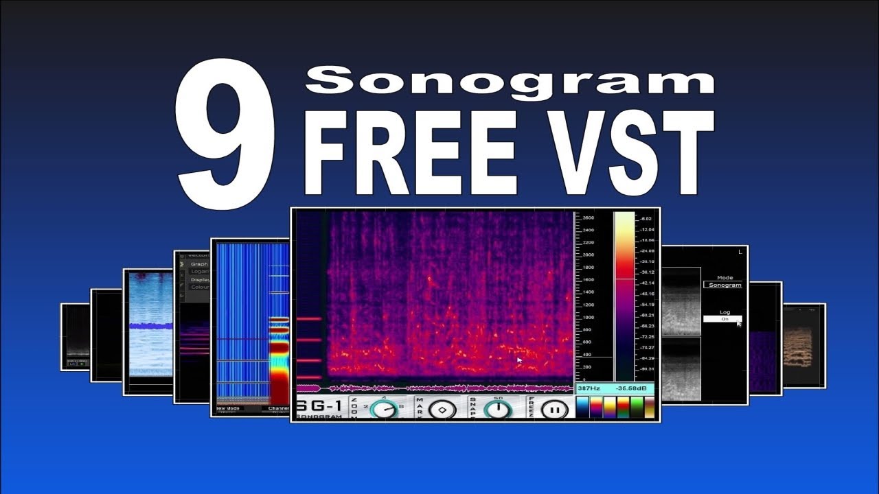 Look at the sound with 9 Free Sonogram VSTs