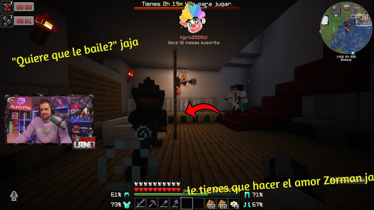 Auron visita la 
