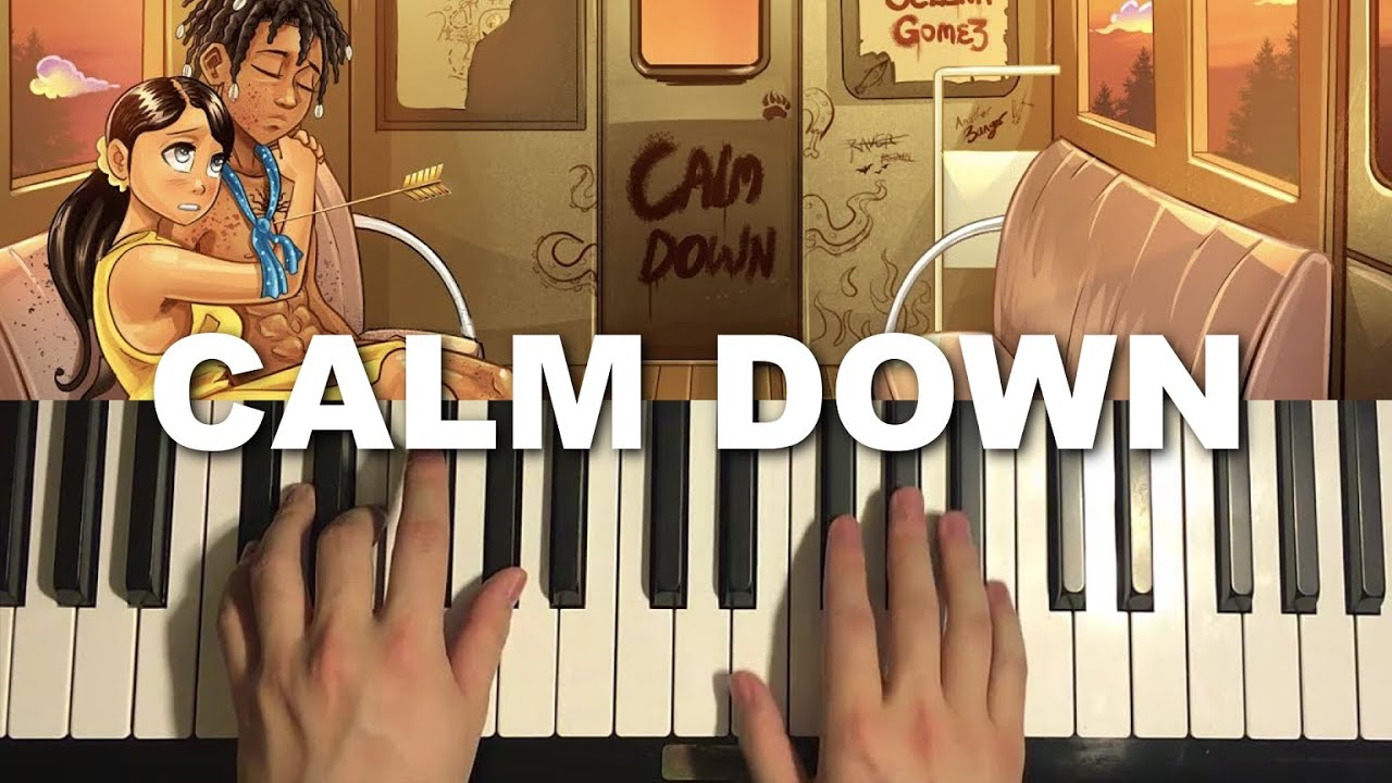 Rema - Calm Down (Piano Tutorial Lesson)